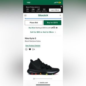 Kyrie 5’s good condition have good grip